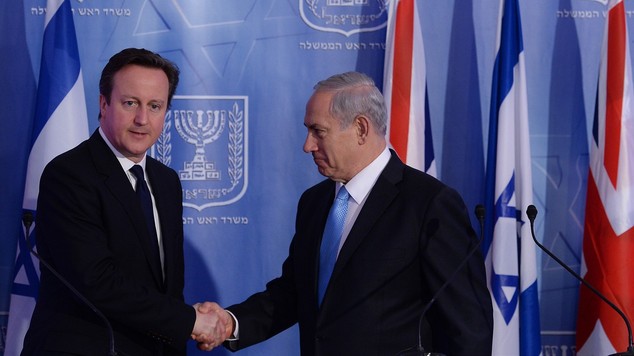 David Cameron visit to Israel and Palestine