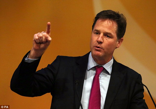 Nick Clegg.  The UK's Most Progressive Politician on Drugs Policy.