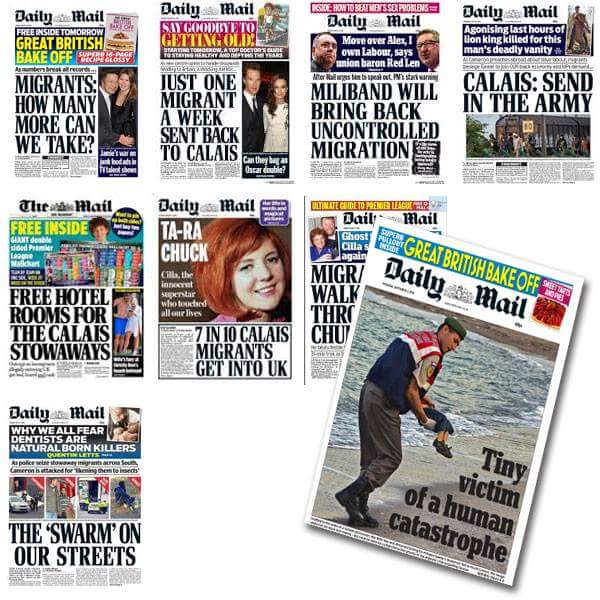 daily mail on refugees