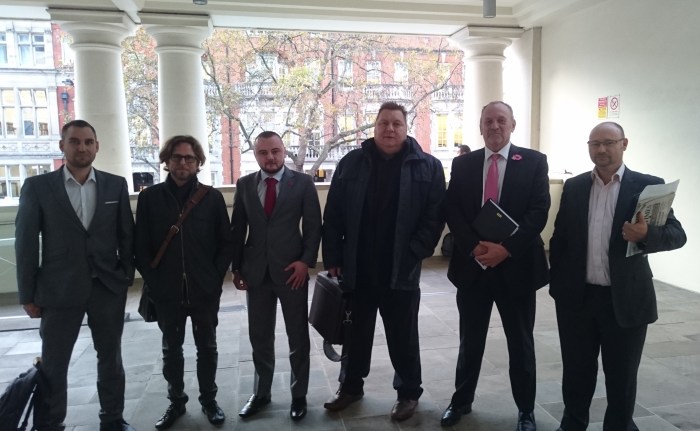 Tom Whettem, Cannabidol; Anthony Cohen, Elixinol UK; Tom Rowland, CBD Oils UK; Karl Spratt, Hempire; Peter Reynolds, CLEAR Cannabis Law Reform; Mike Harlington, GroGlo Research & Development